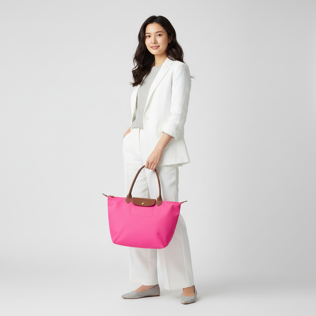 Bolso Grande Serenata Rosa