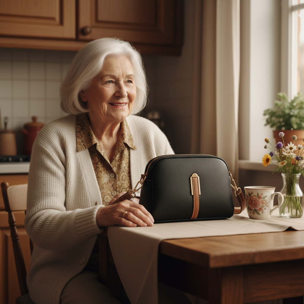 Milla Bolsa de hombro de piel