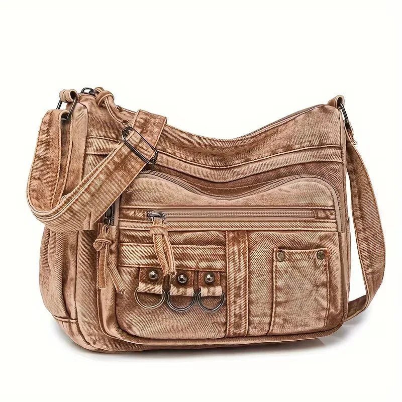 La brisa urbana de Camila | Bolsa de hombro vaquero