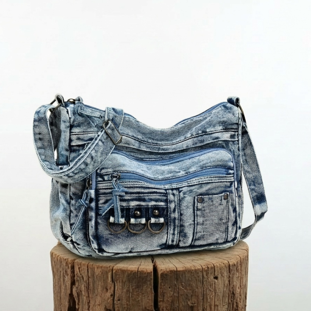 La brisa urbana de Camila | Bolsa de hombro vaquero