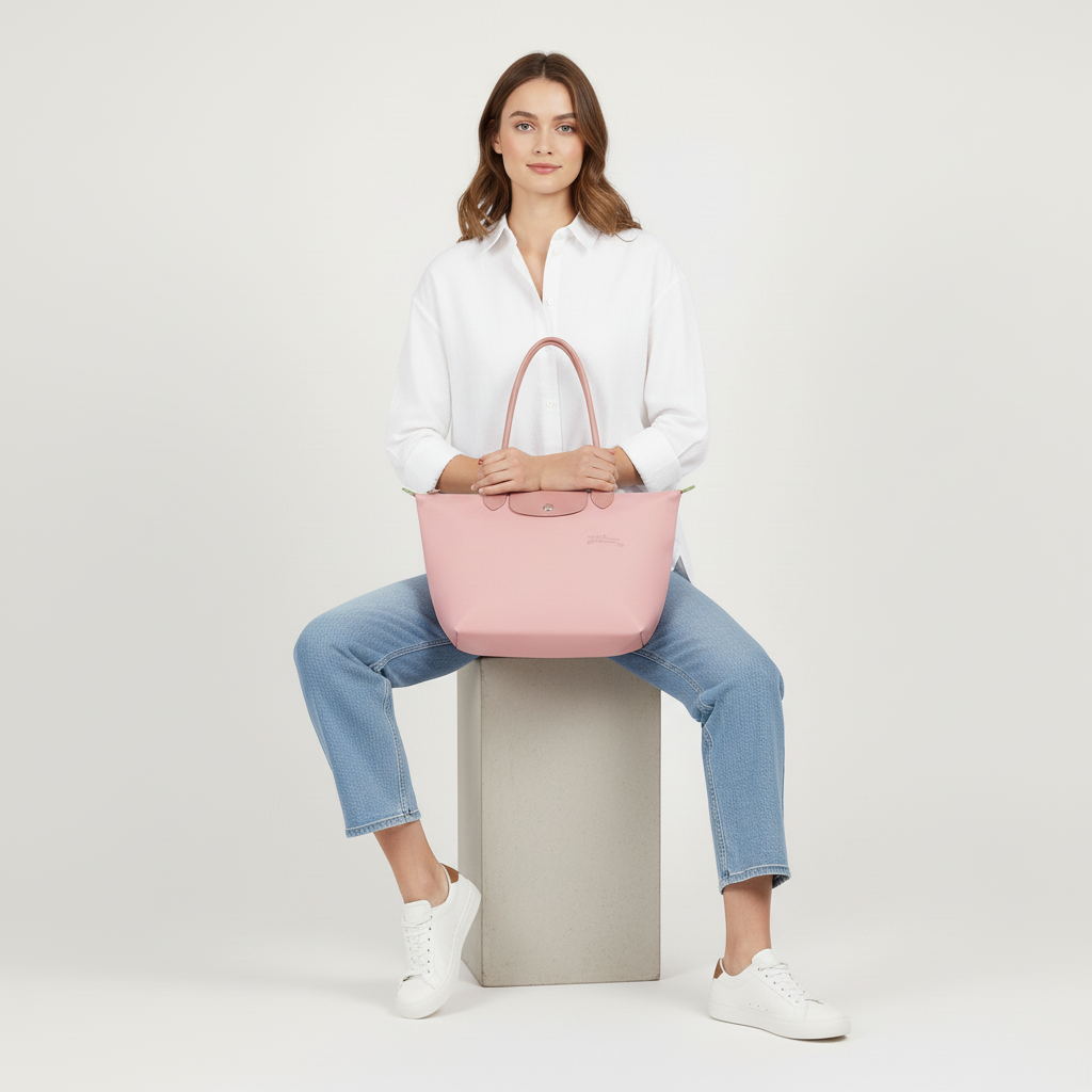 Bolso Grande Serenata Rosa Pétalo