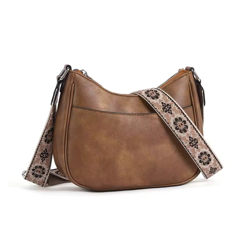 Bolsa de hombro de cuero vintage Premium