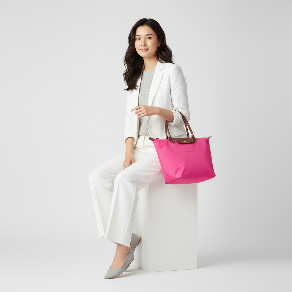 Bolso Grande Serenata Rosa