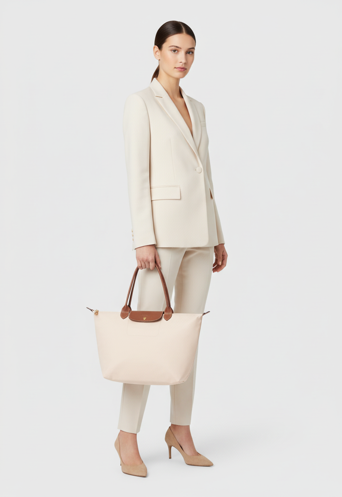 Bolso Grande Serenata Crema