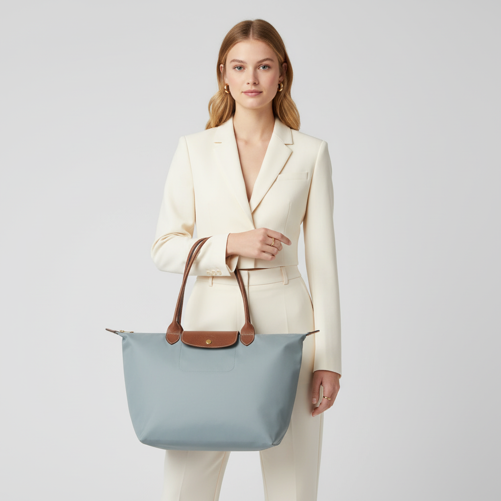Bolso Grande Serenata Gris