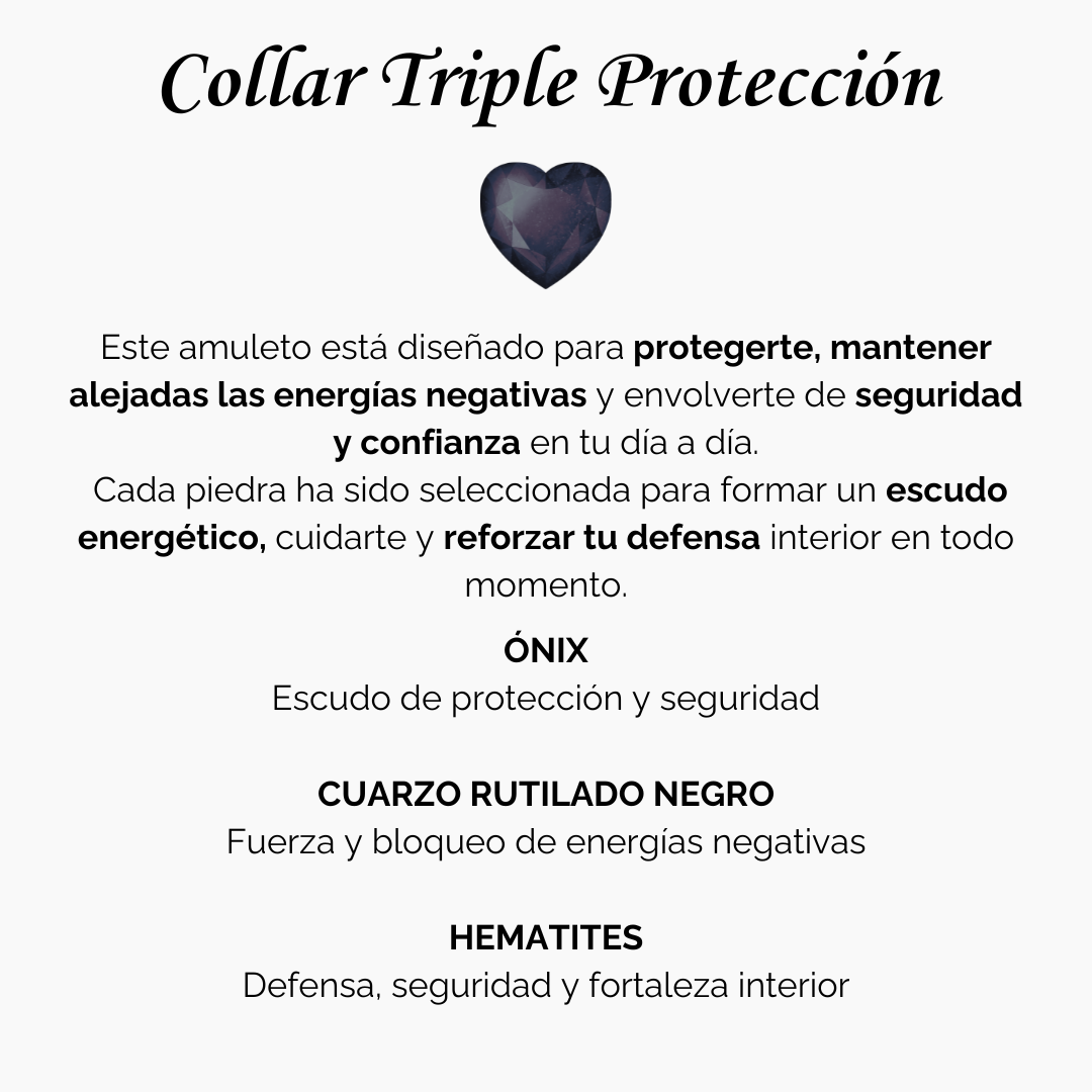 Collar Triple Protección – Tu escudo personal