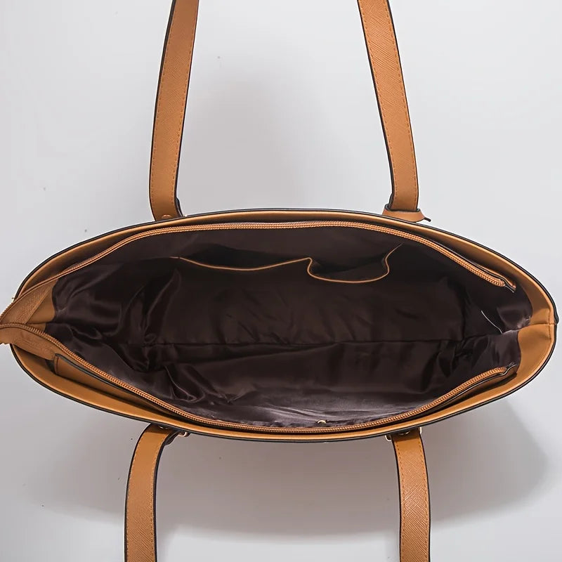 Juego de 4 bolsas modernas de cuero