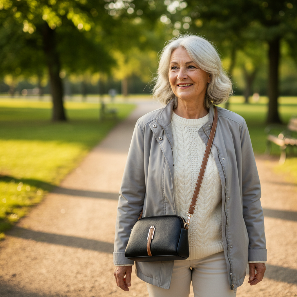 Milla Bolsa de hombro de piel