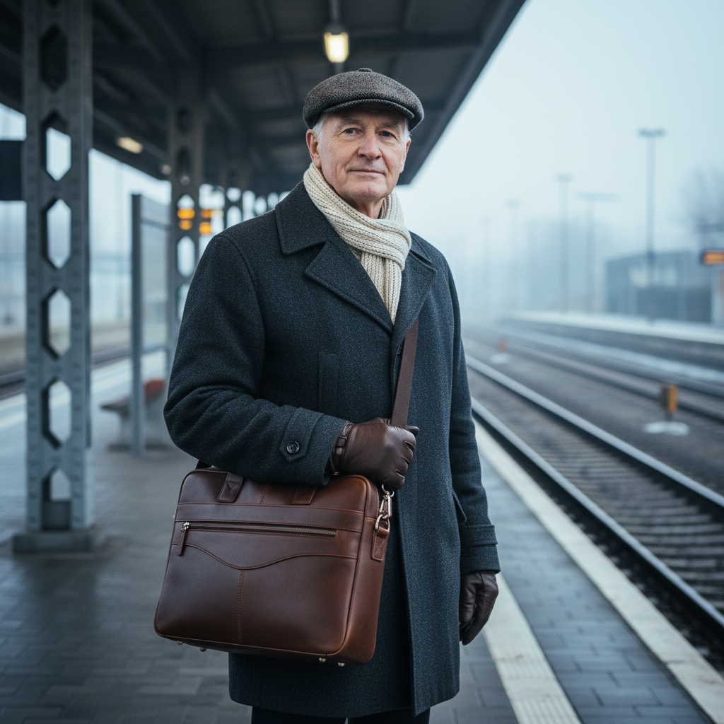 Anthony Maletín de cuero