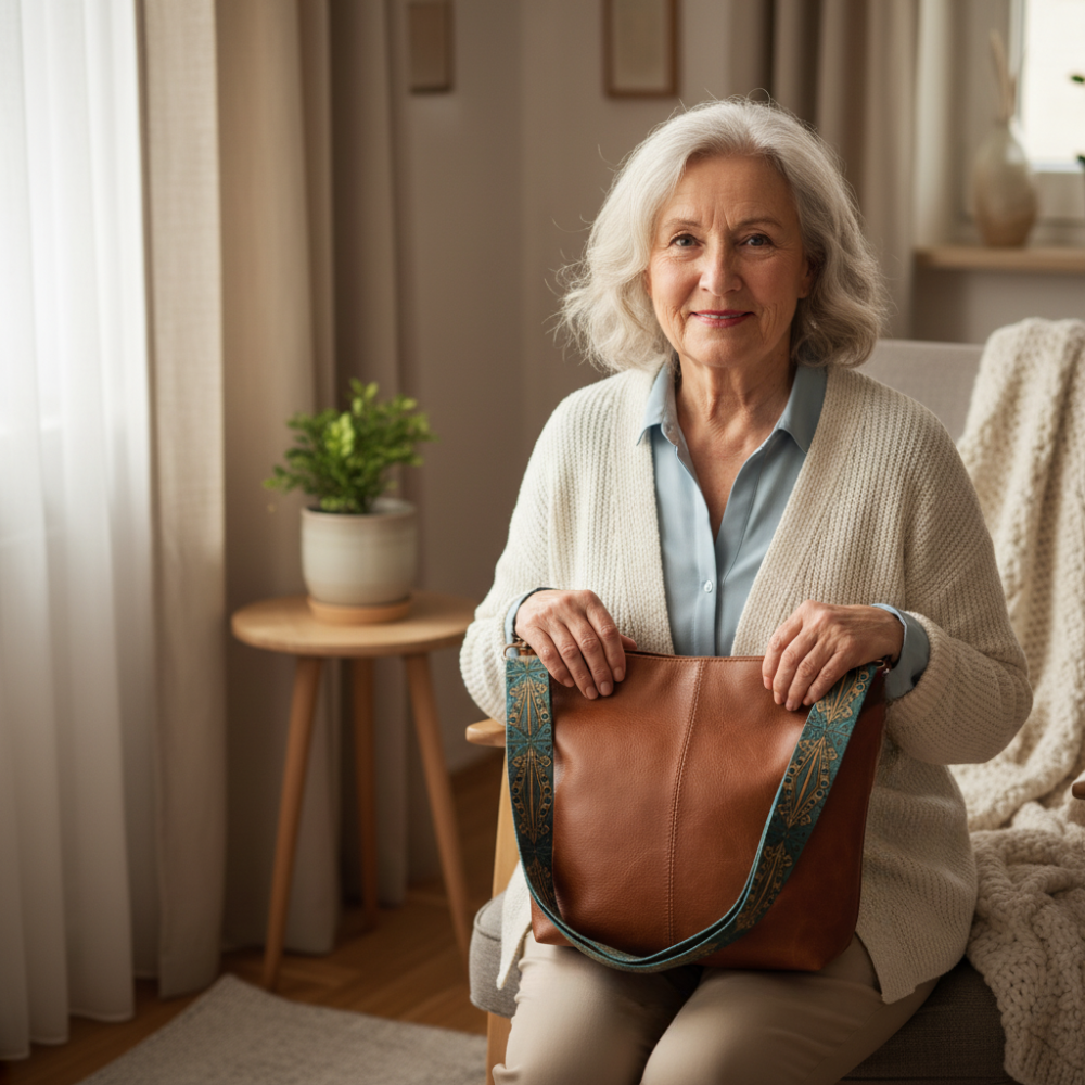 Tama Bolsa de piel vintage