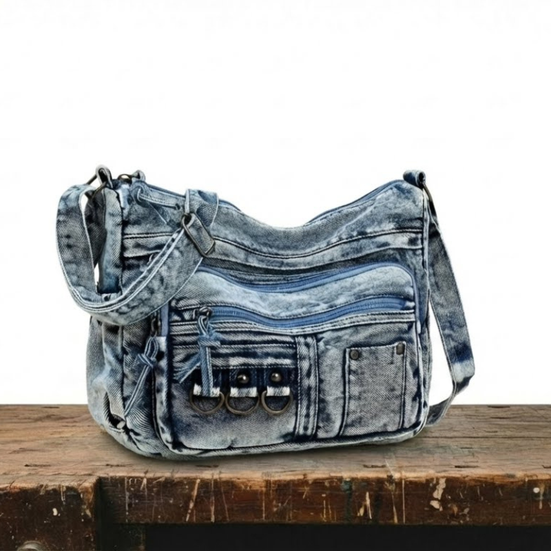 La brisa urbana de Camila | Bolsa de hombro vaquero